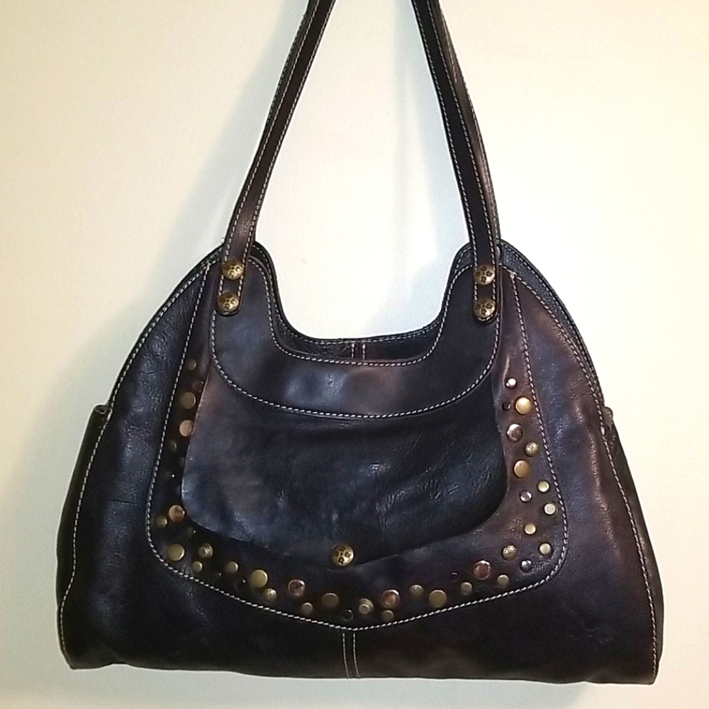 Patricia Nash Studded Ergo Shoulder Bag